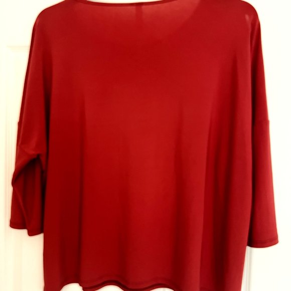 Hamilton, red top, open sleeved, large - Picture 2 of 4